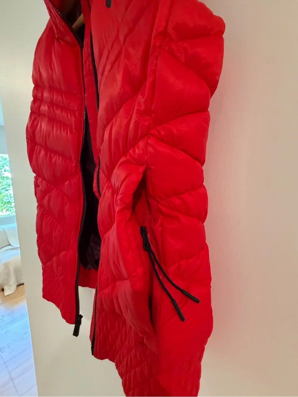 Nike Red Quilted Down Puffer Vest Size M (Runs Small)